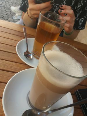 Vegan Chai Latte at Brandmarken in Jena