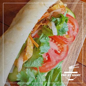 Famous Veggie Banh Mi - Vietnamese Sandwich at Pho By Night Ottawa in Ottawa