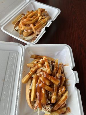 Fries on a sandwich are always delicious  at Yes It's Fresh in Cleveland