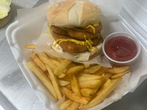 Vegan Honey Mustard Chick’N Sandwich  at Yes It's Fresh in Cleveland