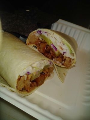 Vegan BBQ Chicken Wrap at Yes It's Fresh in Cleveland