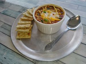 Vegan Chili at Yes It's Fresh in Cleveland