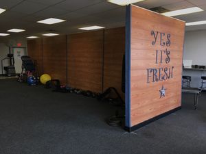 Workout space at Yes It's Fresh in Cleveland