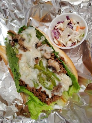 "Steak" philly sandwich at Yes It's Fresh in Cleveland
