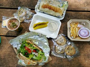 A nice vegan lunch at Yes It's Fresh in Cleveland