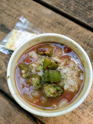 Veggie gumbo!! at Yes It's Fresh in Cleveland