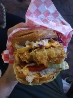 Vegan V.F.C Burger - 230thb at Bootlegger in Phuket