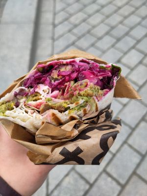 Falafel Wrap at beets&roots - Dorotheenstraße in Berlin