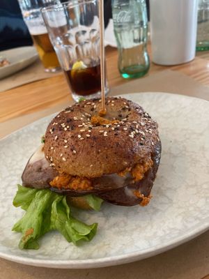 bagel   at Three Little Birds in Sagres