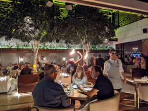 Fire dancer at Toca Madera in Scottsdale