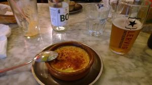 Crema catalana vegana at Juicy Jones - Hospital in Barcelona