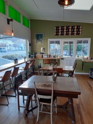 Inside at Wild Sage Cafe in Kurow