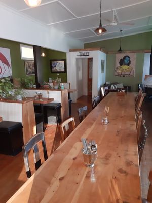 Inside Dining Area at Wild Sage Cafe in Kurow