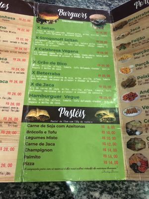 Cardápio lanches at Taberna 32 in Porto Alegre