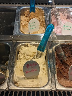 Vegan ice cream at Cloud 9 in Brighton