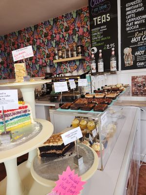 vegan cake at Cloud 9 in Brighton