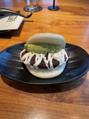 Impossible bao bun  at JINYA Ramen Bar in North Bethesda