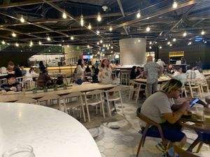 Seating area at Sun & Roots in Kowloon