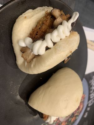 Mushroom buns   at LHR - Wagamama - T3 in West London