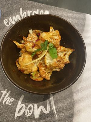 Bang bang cauliflower   at LHR - Wagamama - T3 in West London