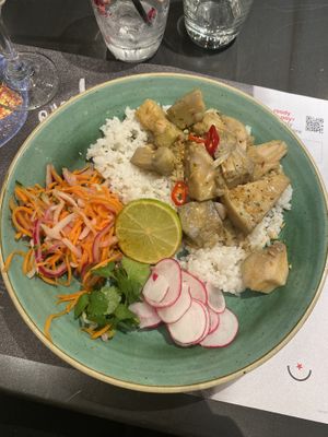 Boring jackfruit curry   at LHR - Wagamama - T3 in West London