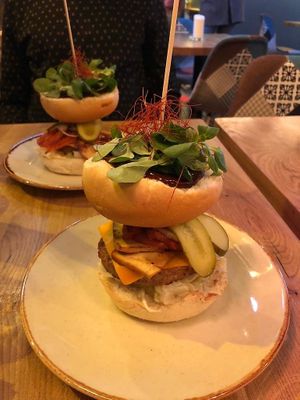 Super tasty burger, try it! at Zjesc in Warsaw