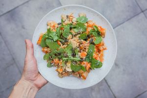 Autumn risotto (pumpkin & mushroom) at Mañana Nijmegen in Nijmegen