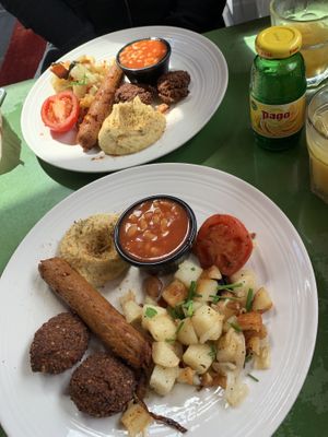 Vegan breakfasts at Alpine Coffee Shop and Gallery in Betws-y-coed