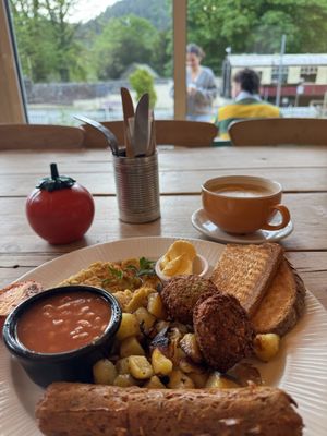   at Alpine Coffee Shop and Gallery in Betws-y-coed