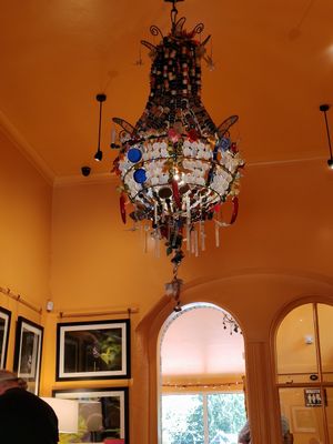 Indoors at Alpine Coffee Shop and Gallery in Betws-y-coed