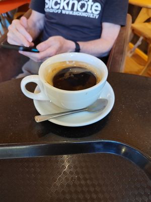 Americano at Alpine Coffee Shop and Gallery in Betws-y-coed