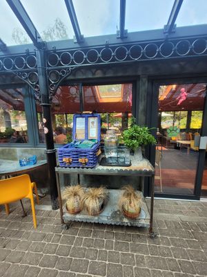 Alpine Coffee Shop and Gallery Outside at Alpine Coffee Shop and Gallery in Betws-y-coed