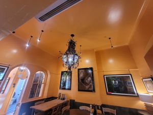 Alpine Coffee Shop and Gallery Inside at Alpine Coffee Shop and Gallery in Betws-y-coed