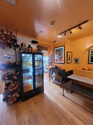 Alpine Coffee Shop and Gallery Inside at Alpine Coffee Shop and Gallery in Betws-y-coed