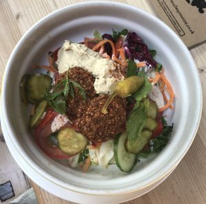 Mixed salad! at Alpine Coffee Shop and Gallery in Betws-y-coed