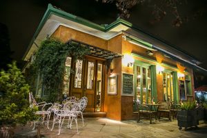 Night time at Josephina Cafe in Gramado