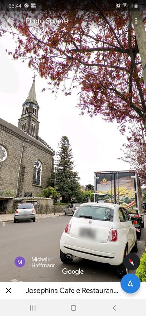 View at Josephina Cafe in Gramado