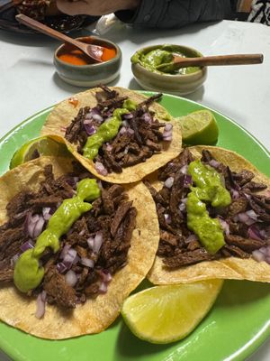 Visteak tacos  at Poderosa in Queretaro