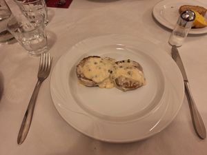 Seitan with green pepper at La Locanda di Lo in Finale Ligure