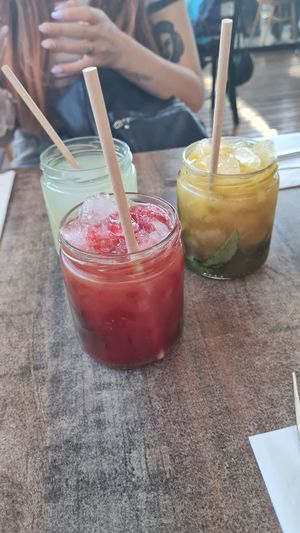 Mojitos con base de té. Sin alcohol at Violeta in Santiago