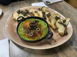 Hummus copihue  at Violeta in Santiago