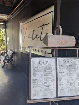 Exterior at Violeta in Santiago