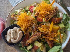 Caesar salad at Violeta in Santiago