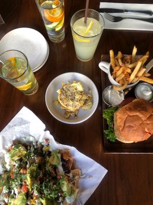 Burger  at Plum Bistro in Seattle