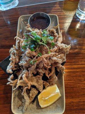 Mushroom Calamari at Plum Bistro in Seattle