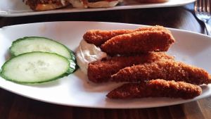 Seitan Fingers at Plum Bistro in Seattle