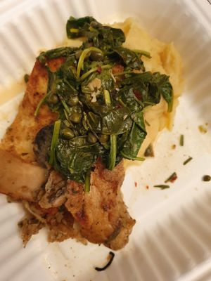 Tofu Scallopini - amazing!! at Plum Bistro in Seattle