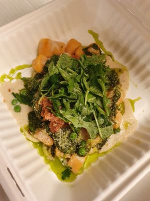 Yum! Sweet potato gnocchi at Plum Bistro in Seattle