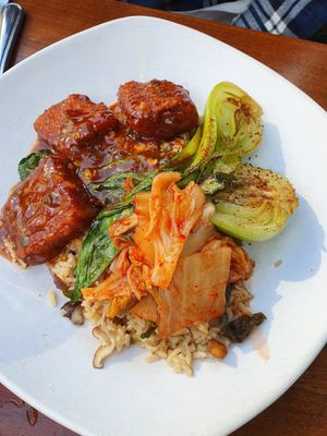 Korean tofu at Plum Bistro in Seattle