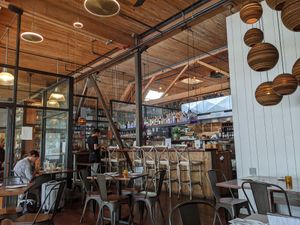 Beautiful ambiance at Plum Bistro in Seattle